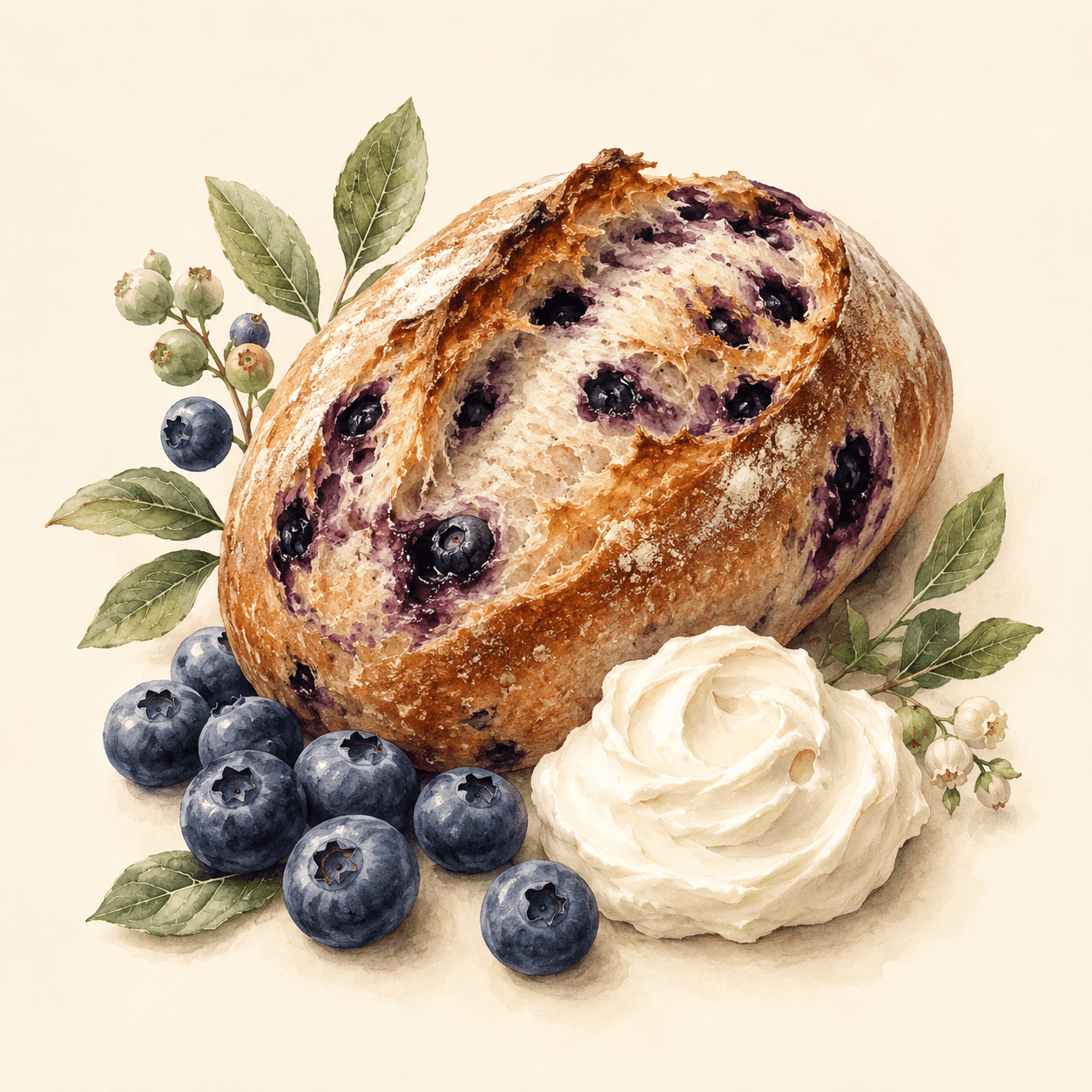 Blueberry Cream Cheese - Mini Loaf
